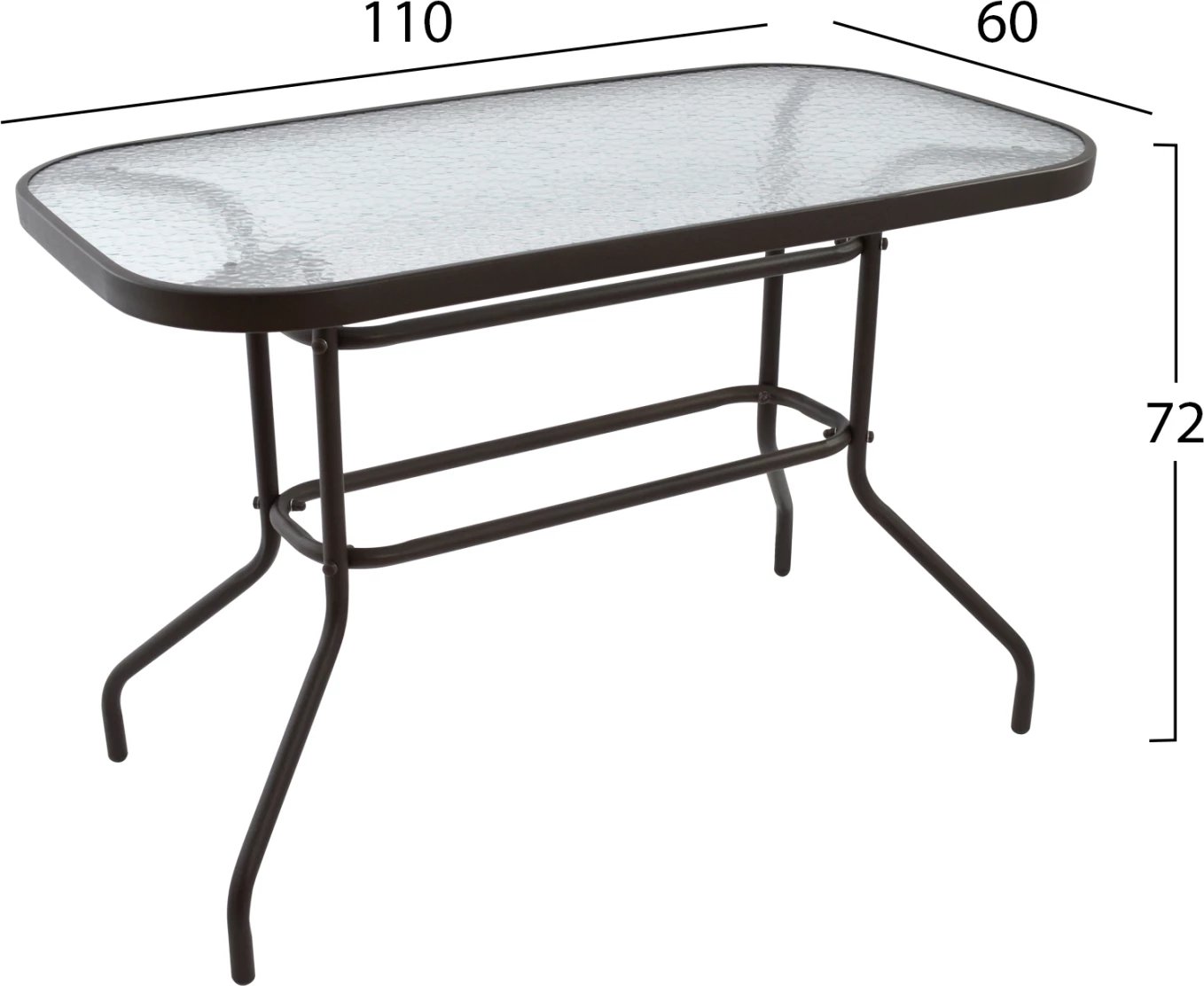 Set kopshti tavolinë & karrige FH5189.01, 5 pjesë, të kafta