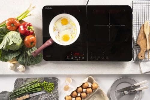 Pianurë induksioni dy-zonëshe, Adler CR 6514, 3500W, LCD, 10 nivele, timer 180 min, bllokim fëmijësh, e zezë Pianurë induksioni dy-zonëshe, Adler CR 6514, 3500W, LCD, 10 nivele, timer 180 min, bllokim fëmijësh, e zezë