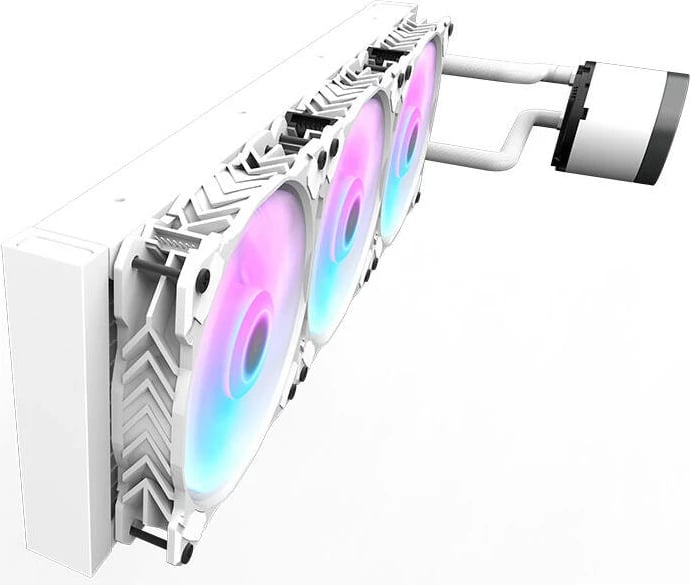 Kasë ftohëse me ujë Darkflash DN 360, ARGB, për CPU, e bardhë