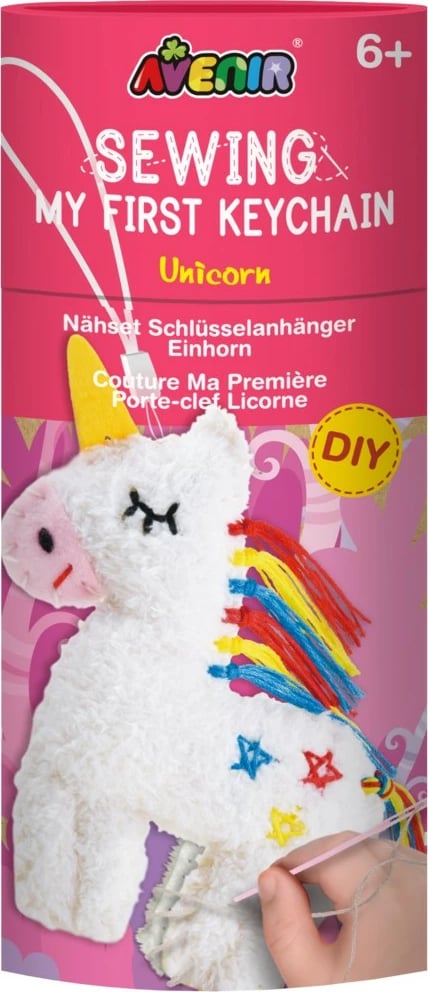 Set kreativ për mbajtëse çelësash, MG DYSTRYBUCJA CH1628, njëbrirësh, shumëngjyrësh