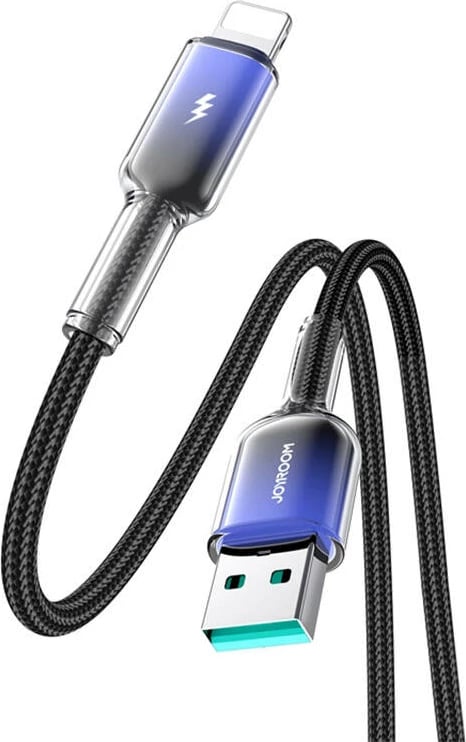 Kabllo USB-A Lightning Joyroom S-A42, 1.2m, e zezë