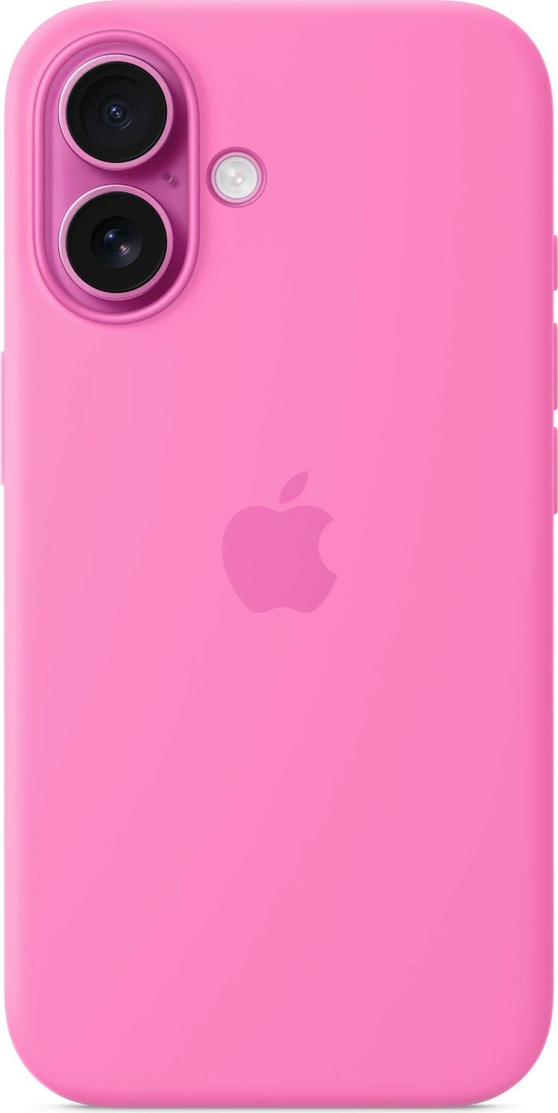 Mbështjellës Apple iPhone 16, silikon, MagSafe, 6.1 inch, rozë