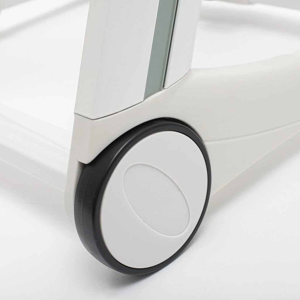 Karrige e lartë për bebe, New Baby, Muka, 5 nivele lartësie, shpinore 6 pozicione, tabaka dyshe, dusty green