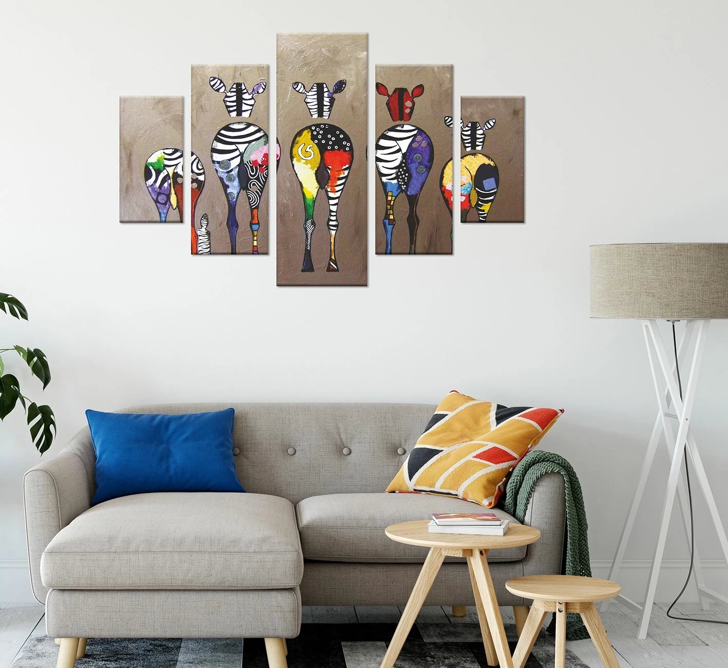 Pikturë dekorative MDF, 5 pjesë, Wallity, ST283