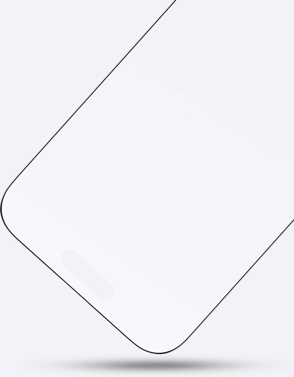 Xham mbrojtës AmazingThing Radix Matte Glass për iPhone 16 Pro Max, mat, transparent