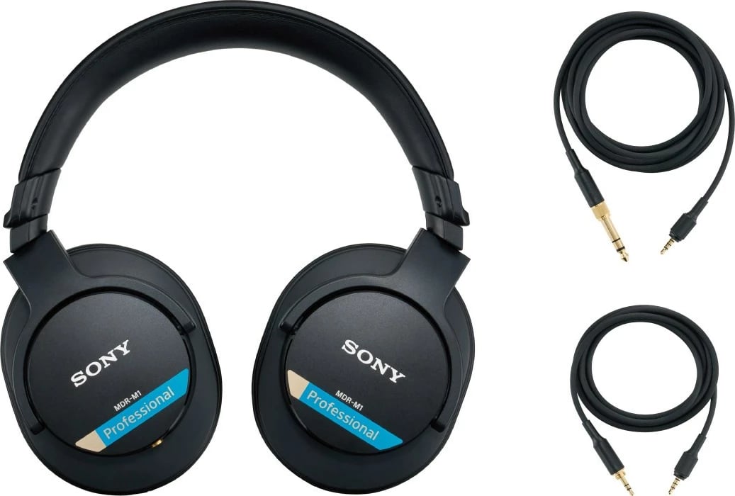 Kufje studio Sony MDR-M1, të mbyllura, të zeza
