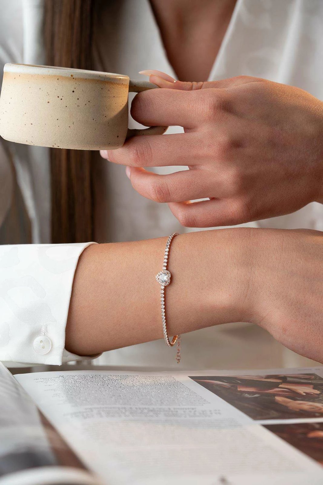 Byzylyk argjendi Jumeon, ngjyrë ari rozë, NRZ1000291