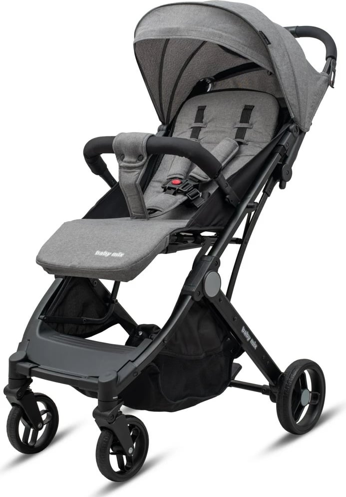 Karrocë golf, Baby Mix Bimelo, deri 22 kg, palosje me një dorë, 7.4 kg, gri