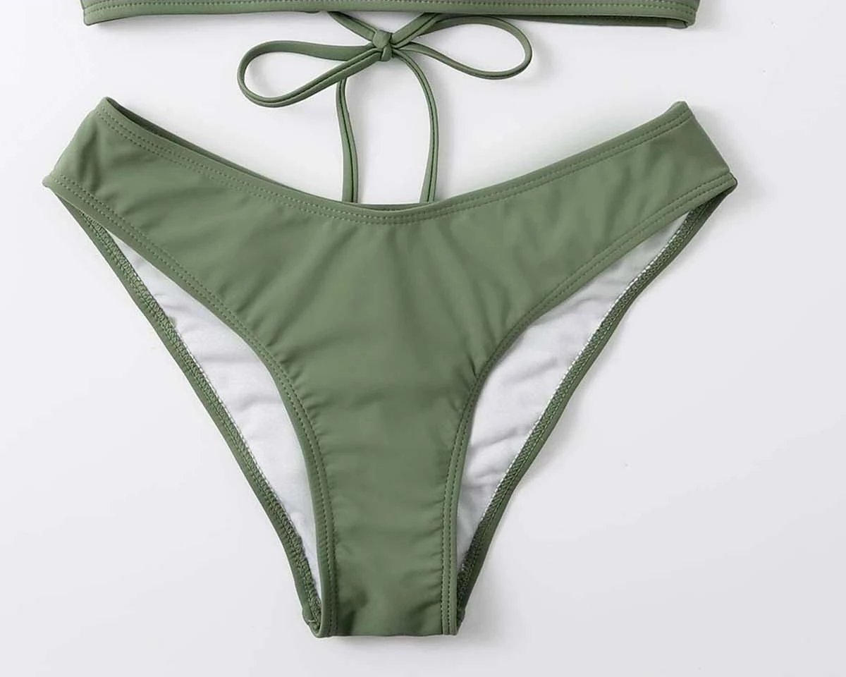 Fund bikini ngjyrë e gjelbër, Jumeon, MS42288