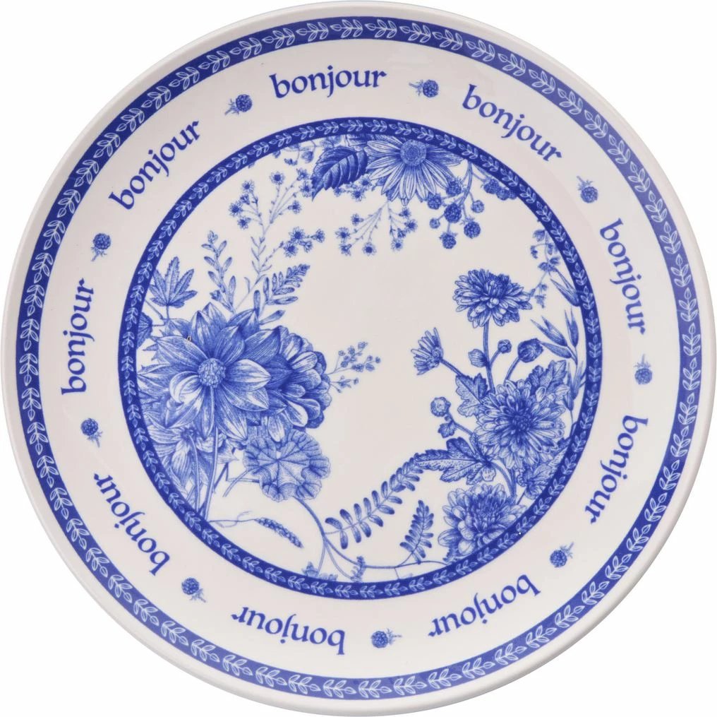 Set pjatash ëmbëlsirash (6 copë), Hermia Concept, blu franceze