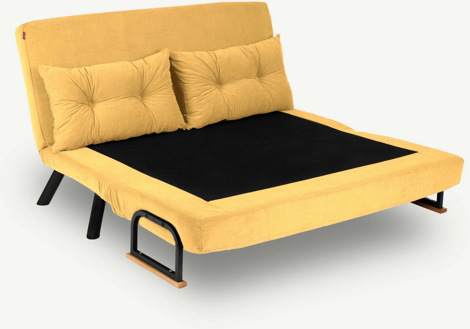 Divan-krevat dy ulëse, ngjyrë mustard, Sando 2-Seater