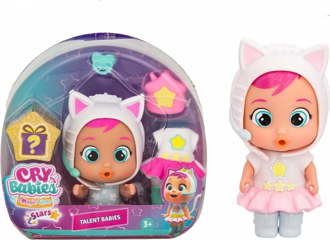 Kukull Cry Babies Magic Tears Di Stars Talent Daisy, Tm Toys, IMC916128, plastikë, për vajza