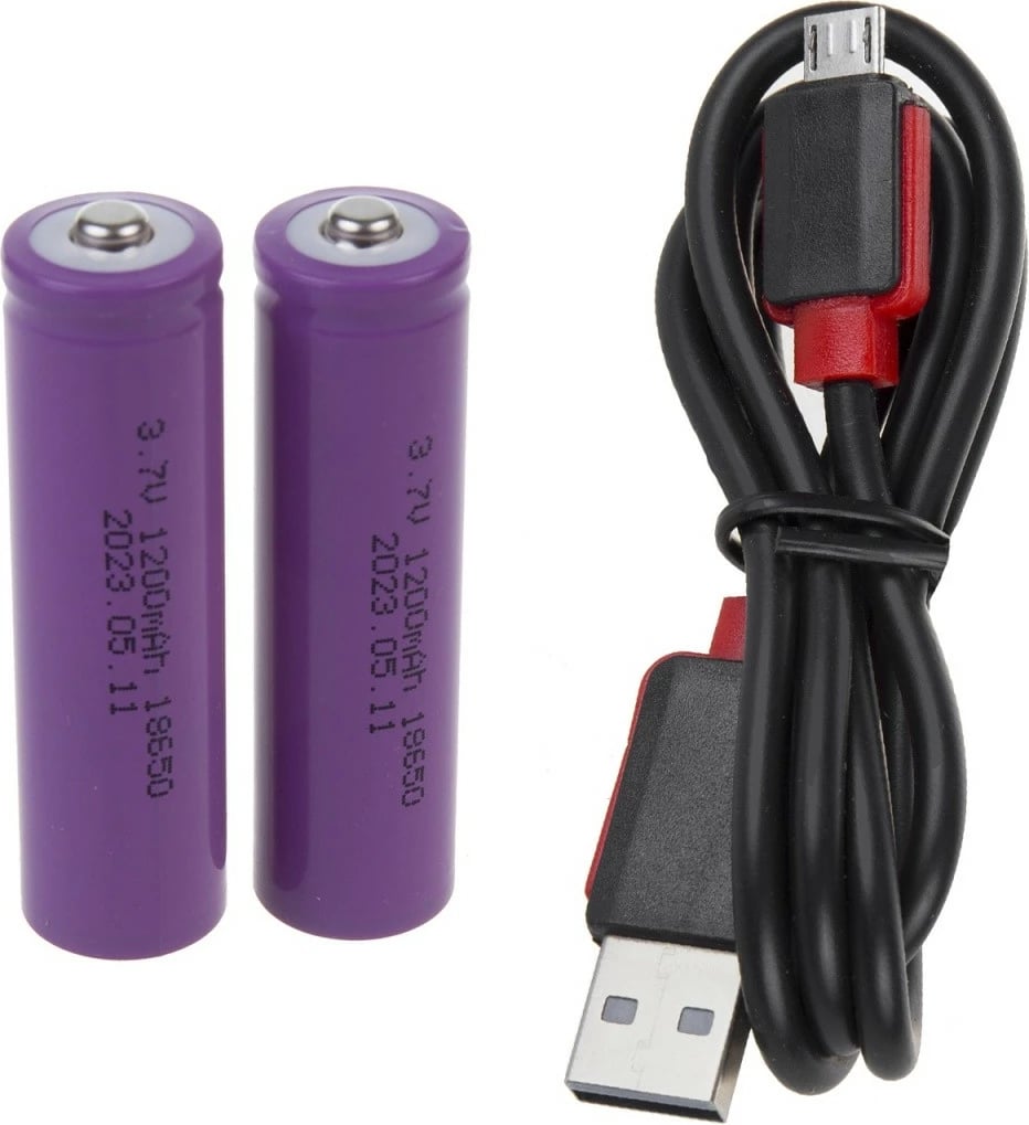 Llampë punë Maclean MCE307, LED COB, 700lm, me bateri të rikarikueshme, zi/kuqe