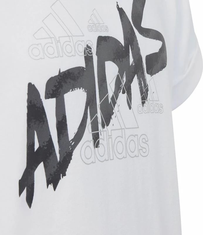 Maicë adidas për vajza, e bardhë