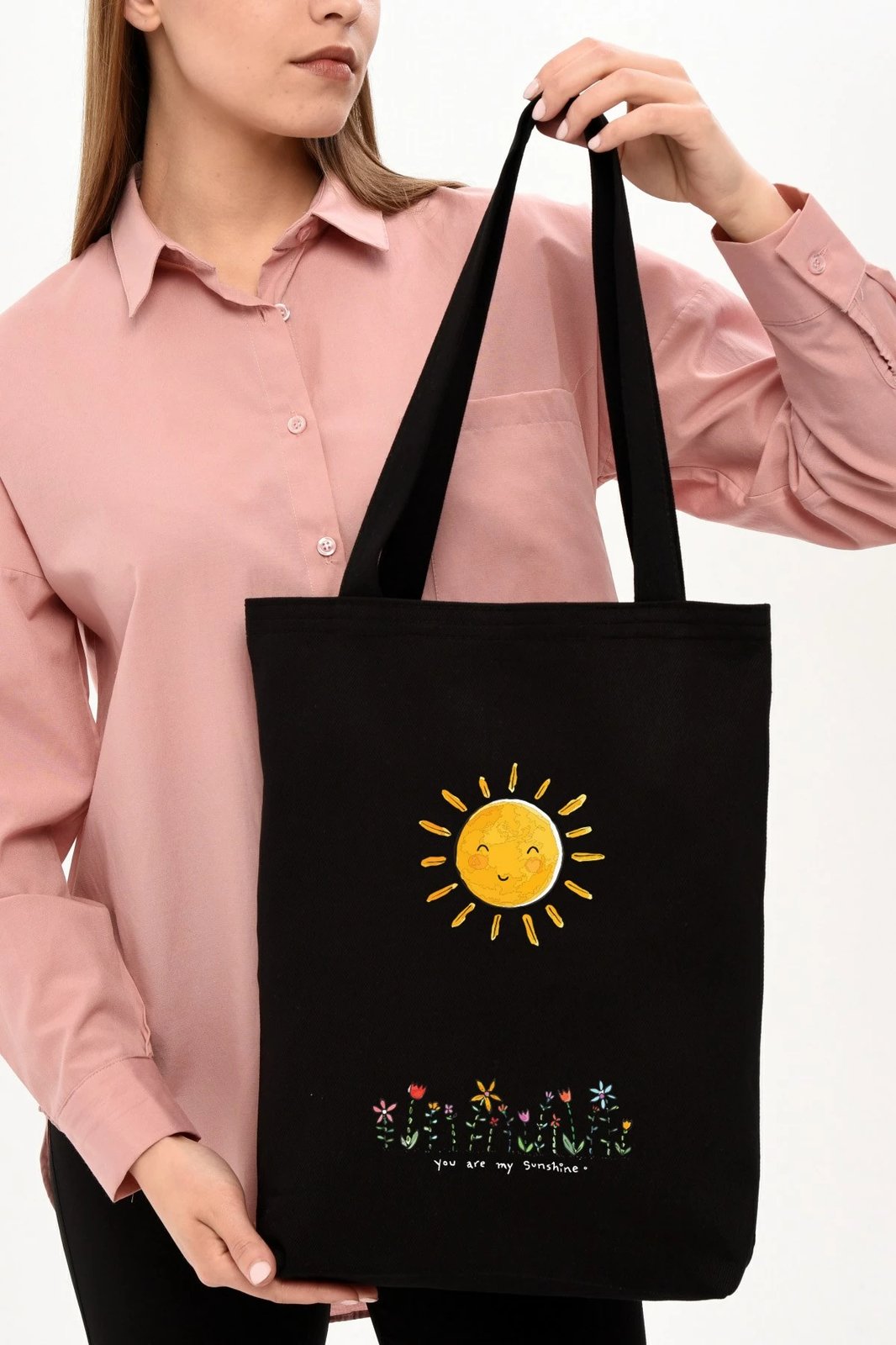 Çantë tote Zoozie Bags, e zezë, 35x40x8 cm, 1502