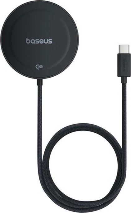 Karikues wireless Baseus Simple Mini4, 15W, MagSafe, i zi