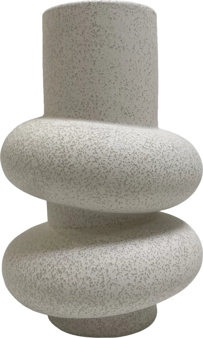 Dekor tavoline prej qeramike, ngjyrë e bardhë, FH4627.01, Φ16x25.5H cm Dekor tavoline prej qeramike, ngjyrë e bardhë, FH4627.01, Φ16x25.5H cm