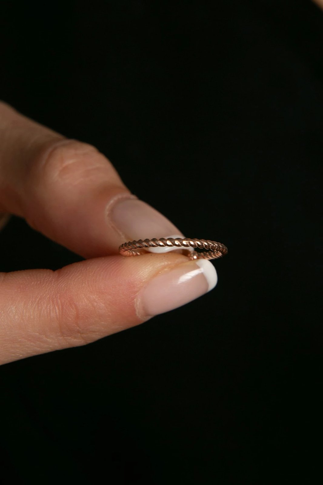 Unazë argjendi Elika Silver, ngjyrë ari rozë, FA182783