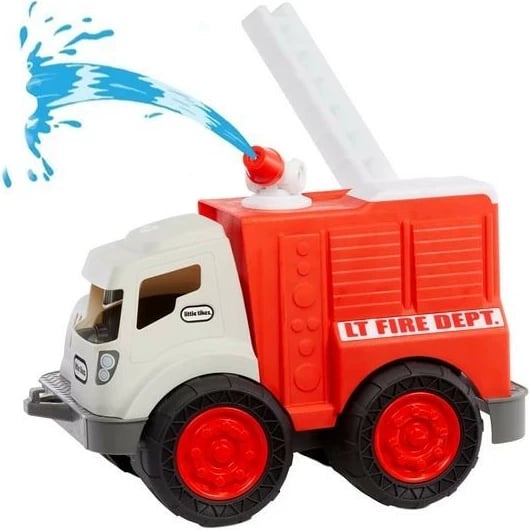 Kamion zjarrfikës lodër Little Tikes Dirt Diggers, për fëmijë, Kuq/Bardhë