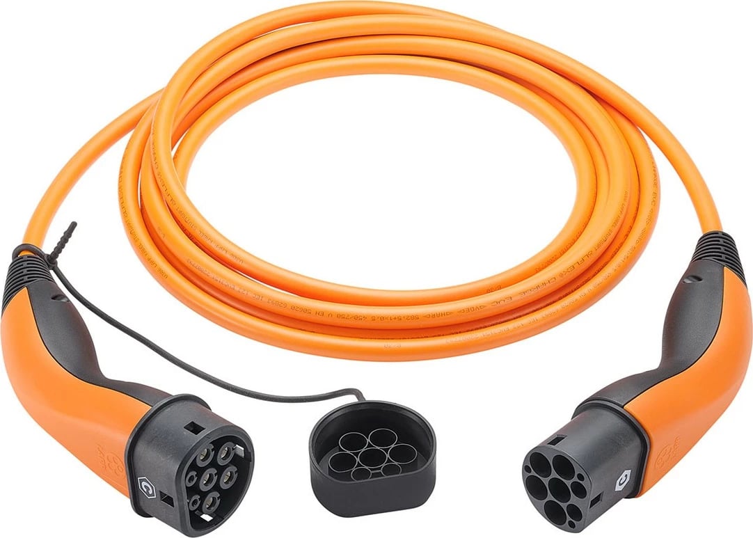 Kabëll karikimi Lapp ÖLFLEX 5555934027, Type 2 në Type 2, 5m, 22kW, i zi