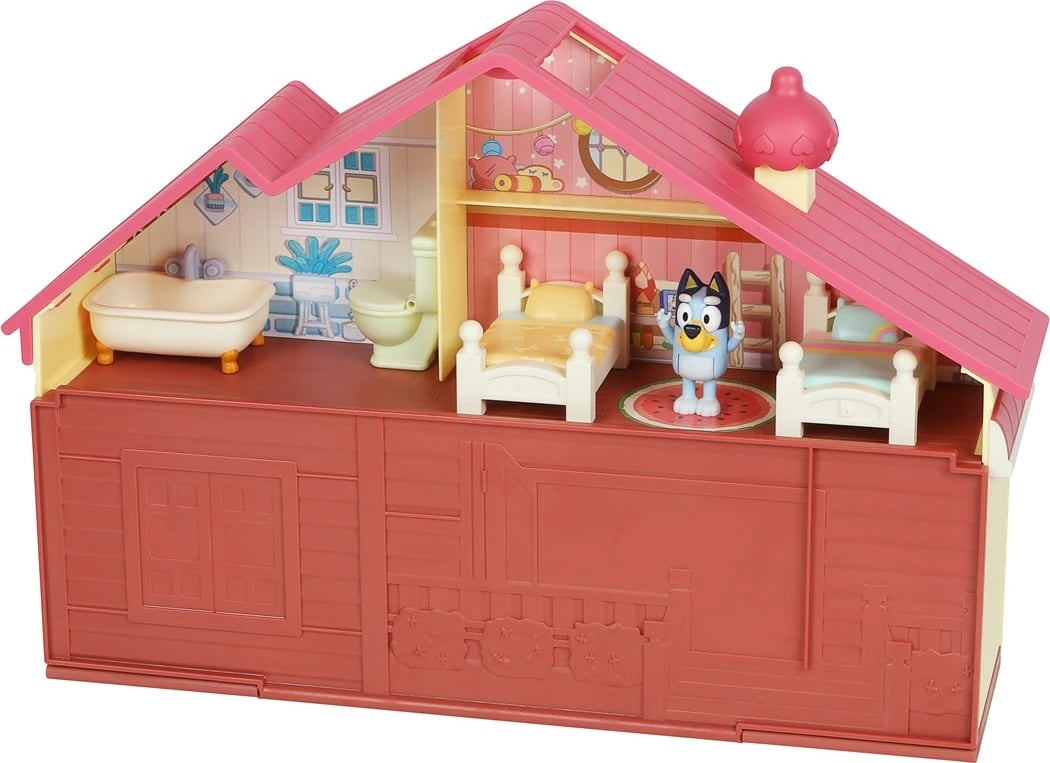 Shtëpi lodër TM Toys Bluey BLU 13024, shumëngjyrëshe, me figurë