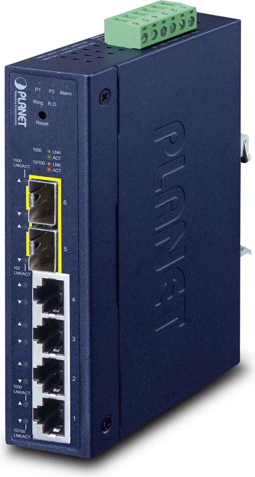 Switch Planet IGS-4215-4T2S, 4-Port, Gigabit Ethernet, Blu