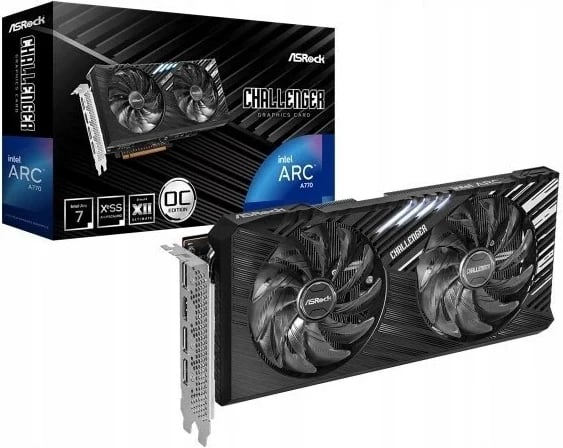 Kartelë grafike ASRock Intel Arc A770 Challenger SE OC, 16 GB, e zezë