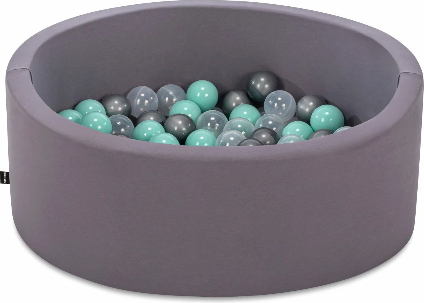 Pishinë me topa për fëmijë, Bubble Pops v3, ngjyrë gri