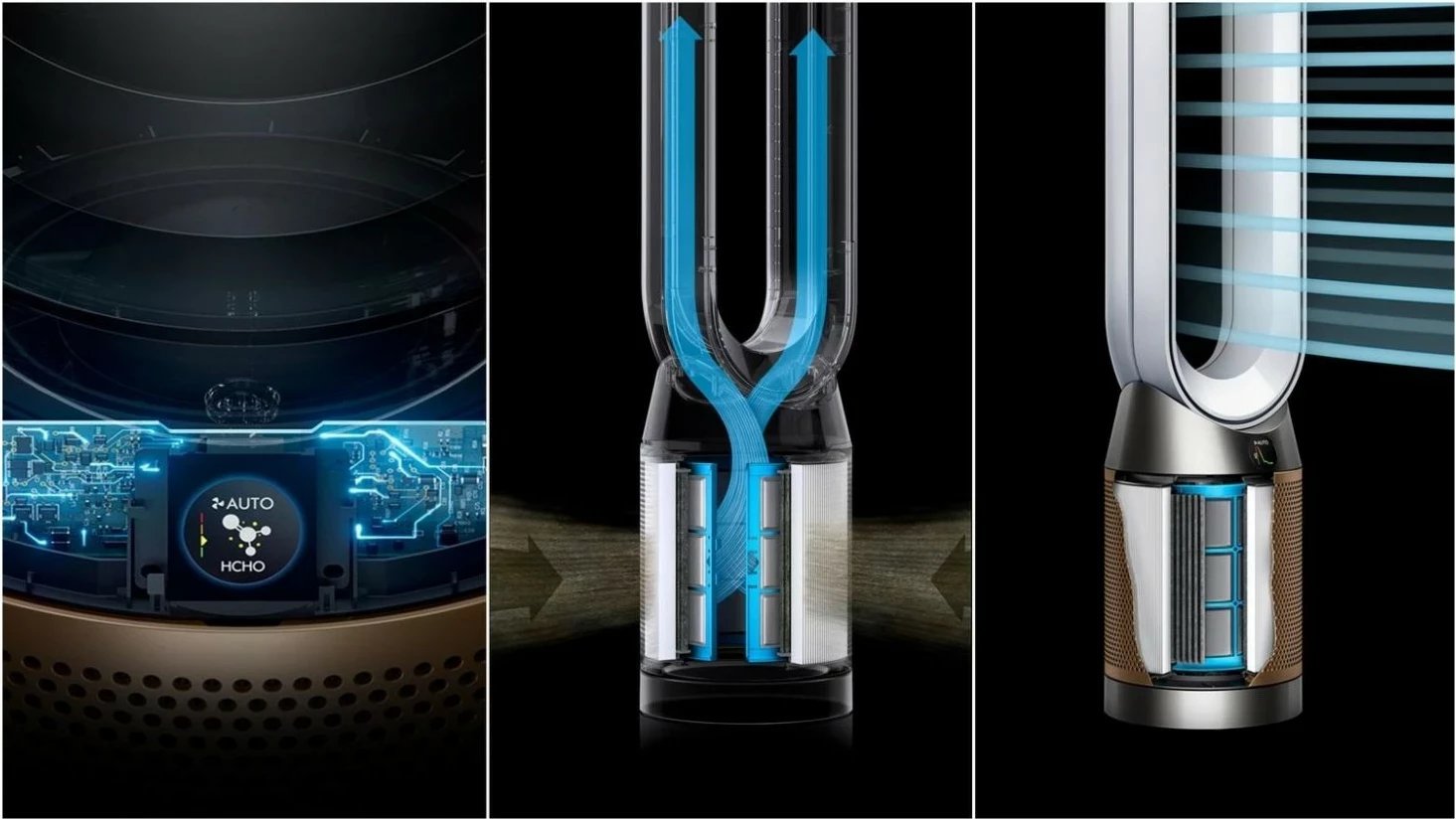 Purifikator ajri Dyson Purifier Cool PC2 De-NOx, smart, ngjyrë ari