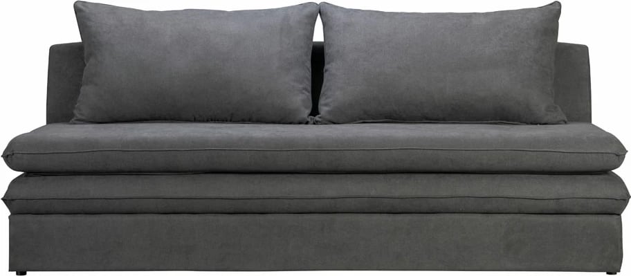 Krevati divan GIRASOLE, 3 vende, ngjyrë antracit ASTI 19, 200x87x90