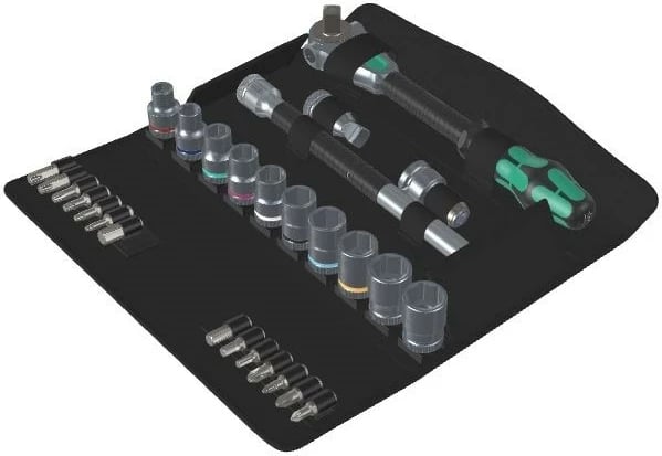 Set veglash Wera 8100 SC 9, Çelik, Zi