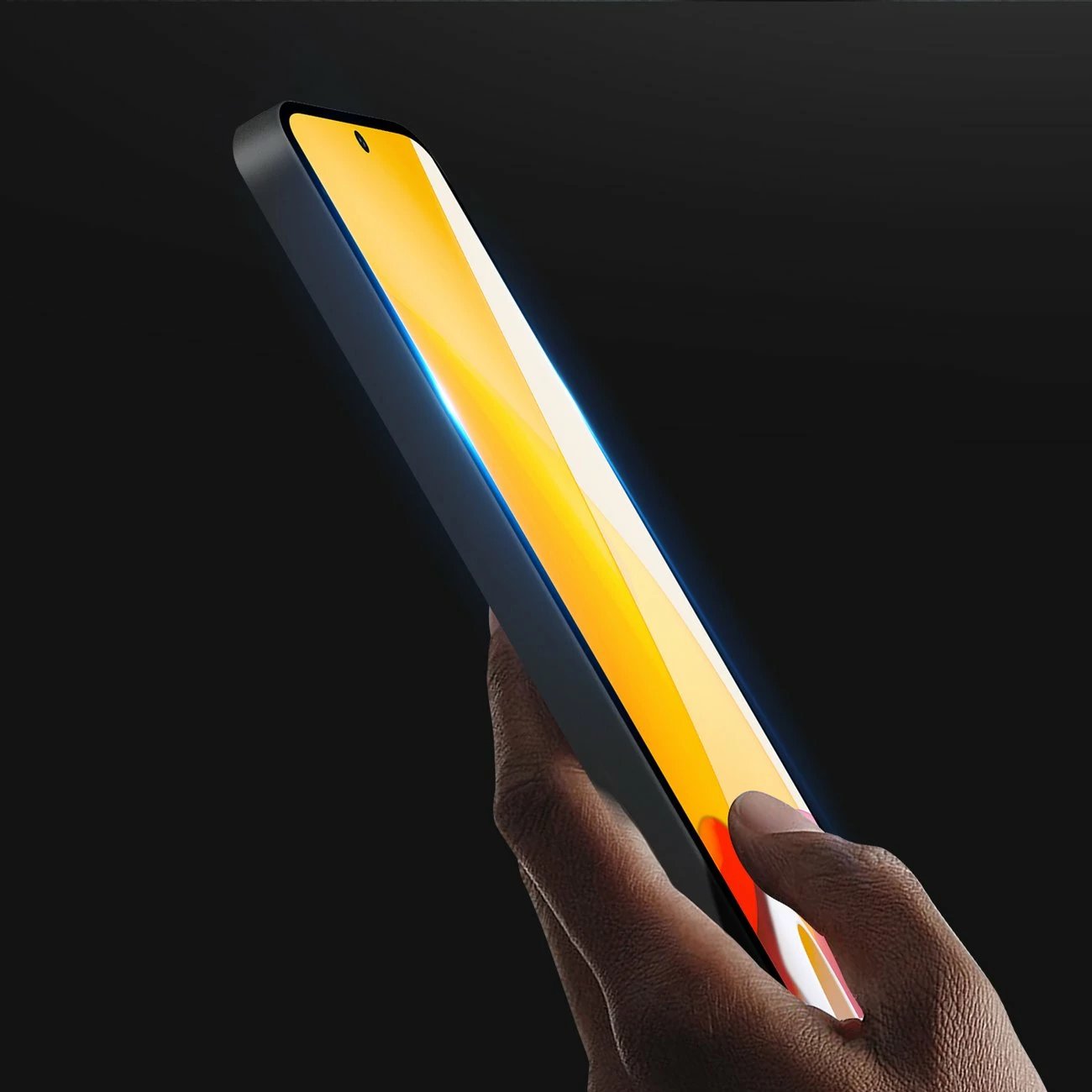 Xham i temperuar Dux Ducis 9D për Xiaomi 12 Lite, 9H, me kornizë të zezë