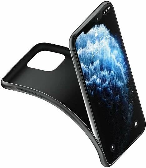Mbështjellës 3mk Matt Case për iPhone 11, TPU, i zi