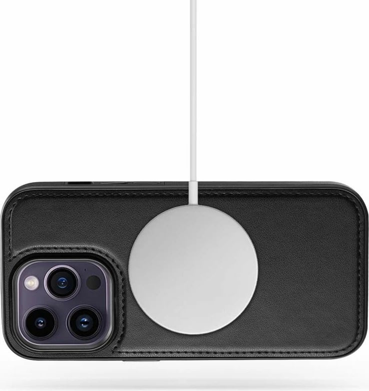 Mbështjellës Tech-Protect Wallet MagSafe për iPhone 16, i zi