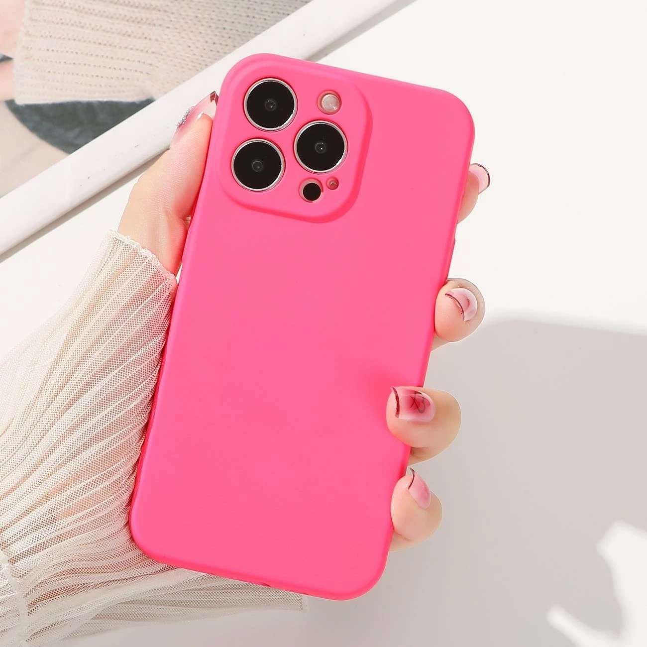 Mbështjellës silikoni Hurtel për Xiaomi Redmi Note 11/Note 11S, i zi