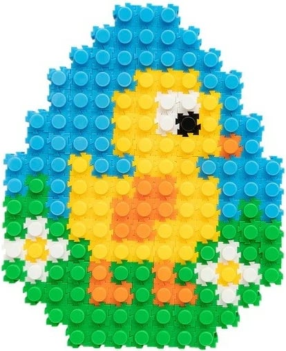 Set blloqesh ndërtimi plastike ASKATO Small Geniuses Blocks, 310 pjesë, shumëngjyrëshe