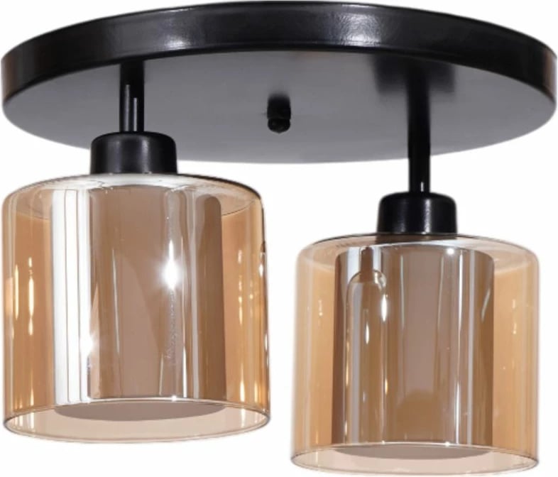 Llambë tavani Opviq, ngjyrë mjaltë e zezë, 9017-2