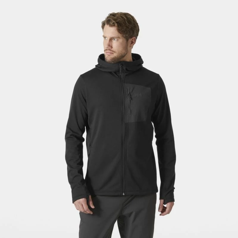 Duks me kapuç Helly Hansen për meshkuj, i zi