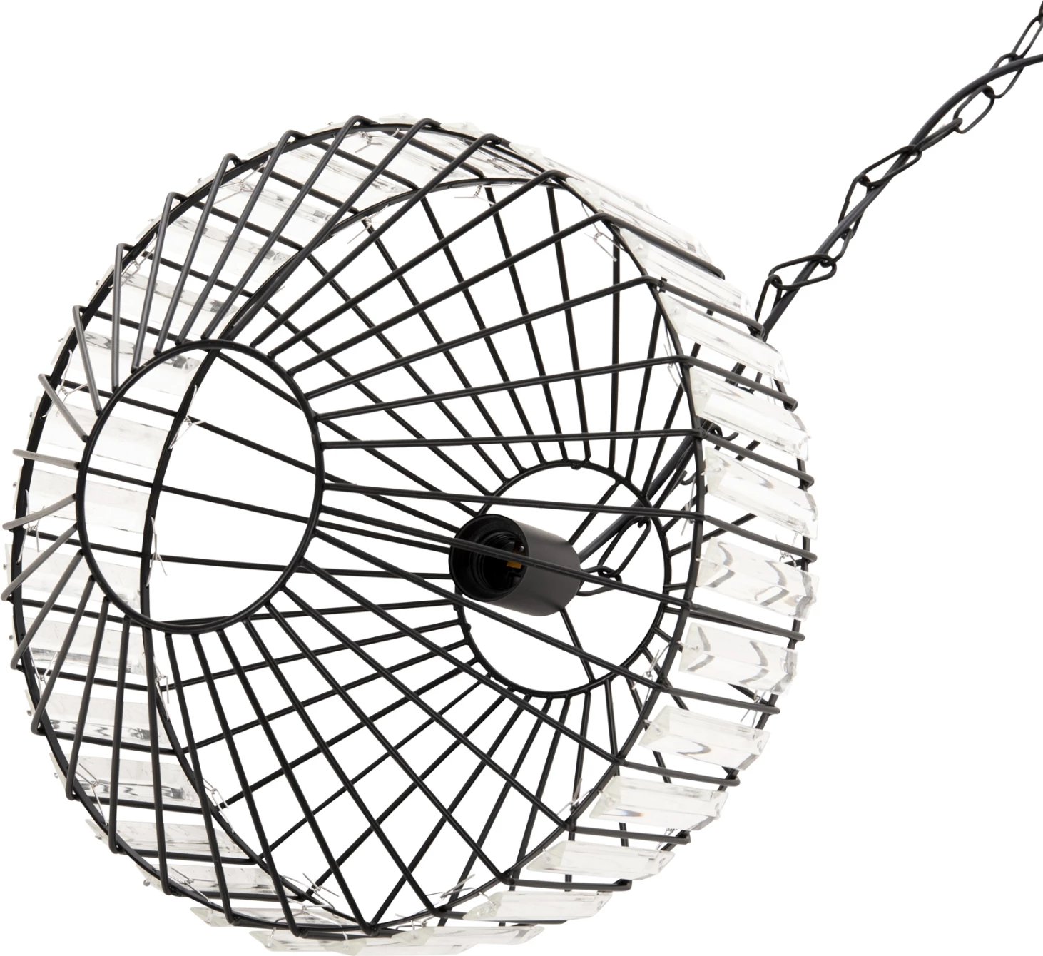 Llambë varëse tavani FH4092 metal i zi Φ33,5x29-127,5Hcm Llambë varëse tavani FH4092 metal i zi Φ33,5x29-127,5Hcm