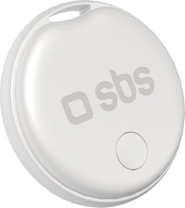 Gjurmues Bluetooth sendesh, SBS Track My Dual, kompatibil iOS/Android, rreze 20 m, alarm 60 dB, bateri CR2032, bardhë