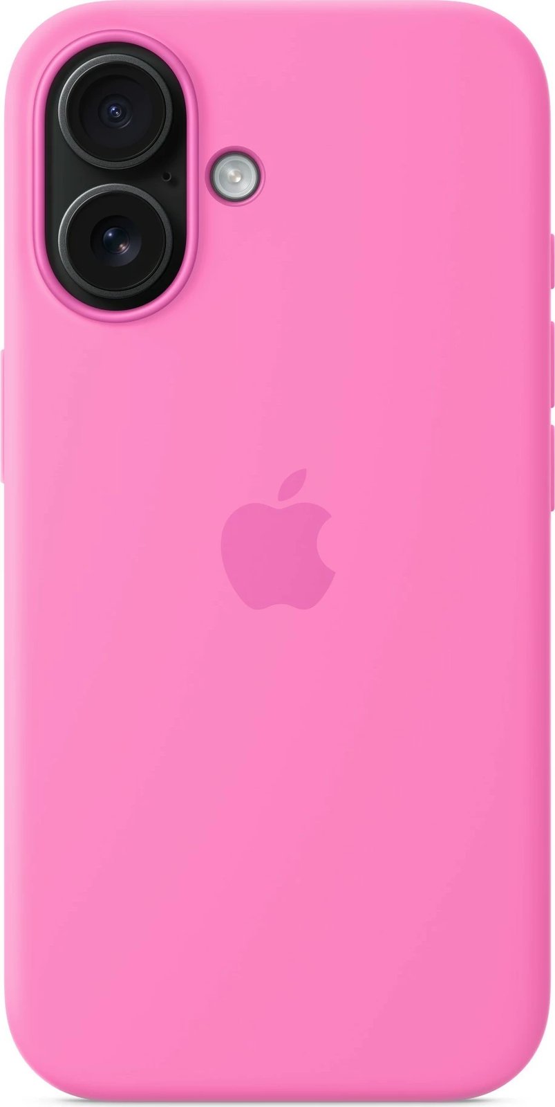Mbështjellës Apple iPhone 16, silikon, MagSafe, 6.1 inch, rozë