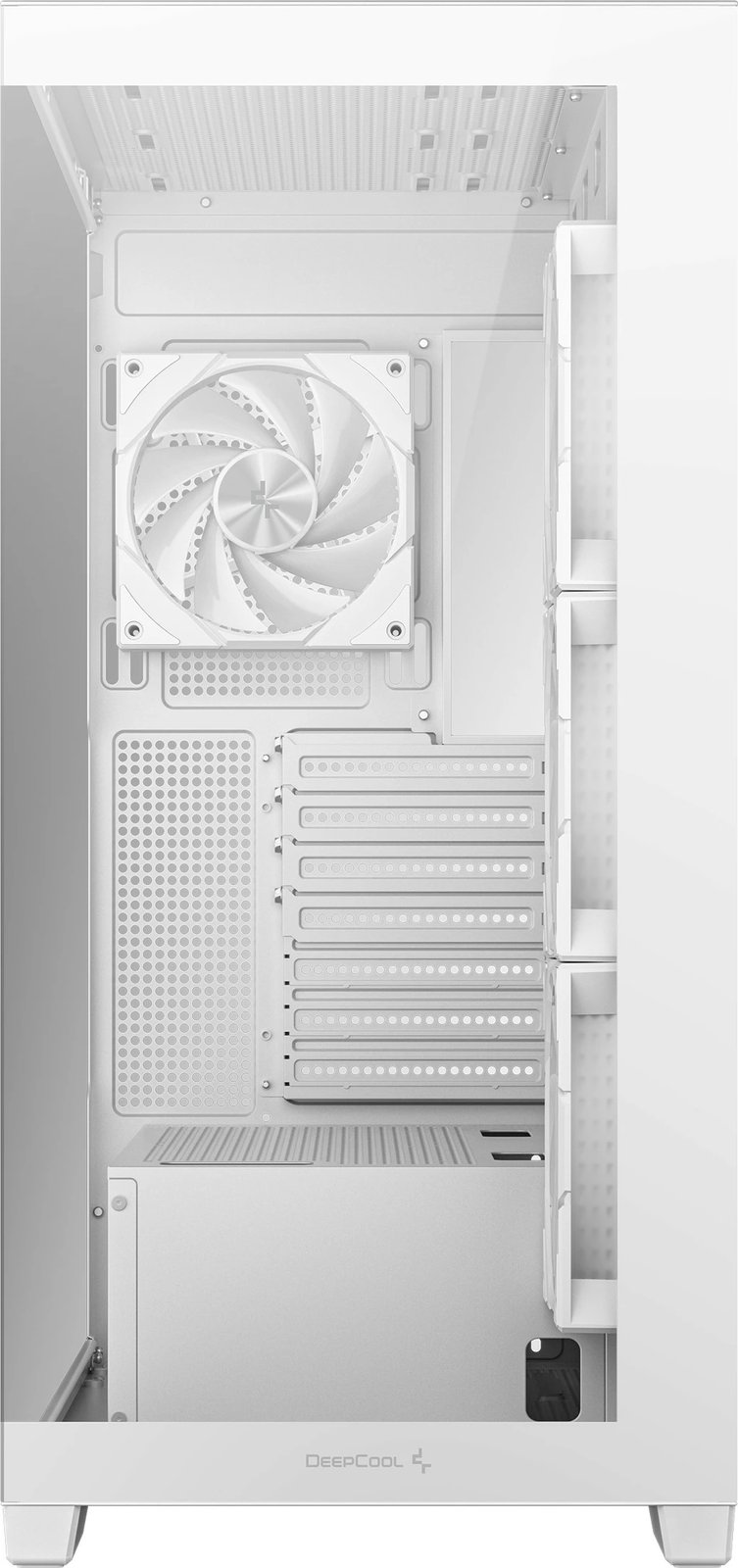 Kasë Deepcool CG580 4F WH, Midi Tower, ATX, RGB, e bardhë Kasë Deepcool CG580 4F WH, Midi Tower, ATX, RGB, e bardhë