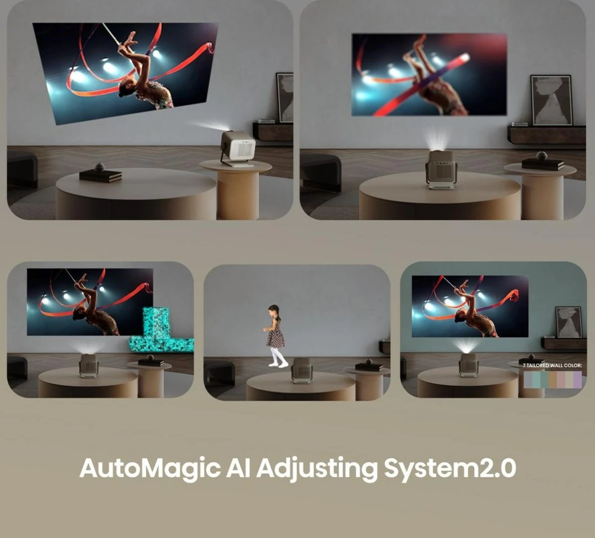 Projektor laser Hisense M2 Pro UHD 4K, gri