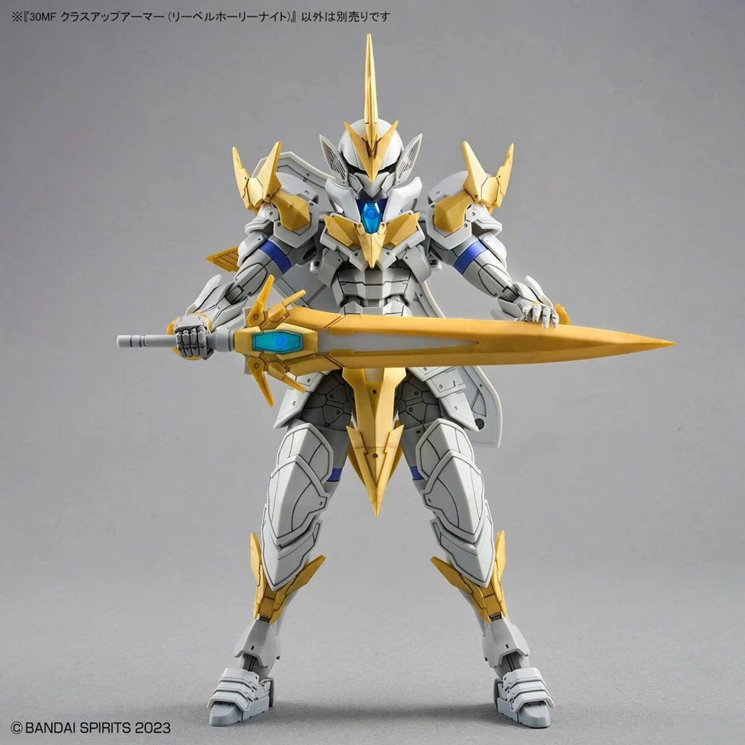 Model figure BANDAI 30MF Class Up Armor Liber Holy Knight, bardhë/ari