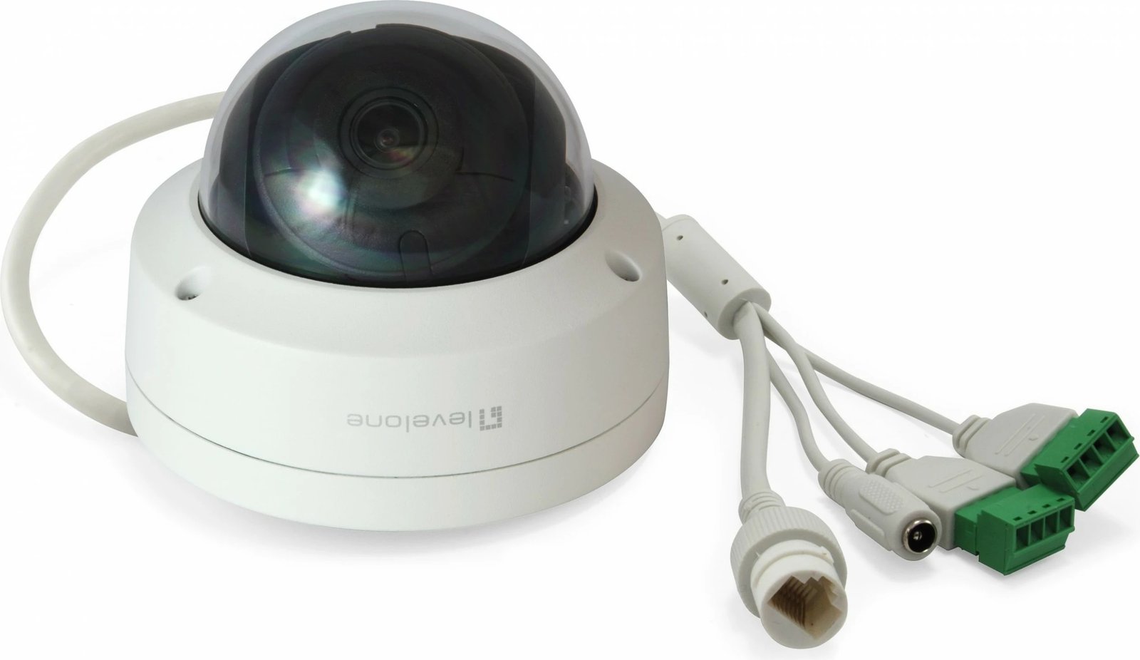Kamerë sigurie LevelOne GEMINI FCS-3403, 4-Megapixel, H.265, PoE, IR LED, e bardhë Kamerë sigurie LevelOne GEMINI FCS-3403, 4-Megapixel, H.265, PoE, IR LED, e bardhë