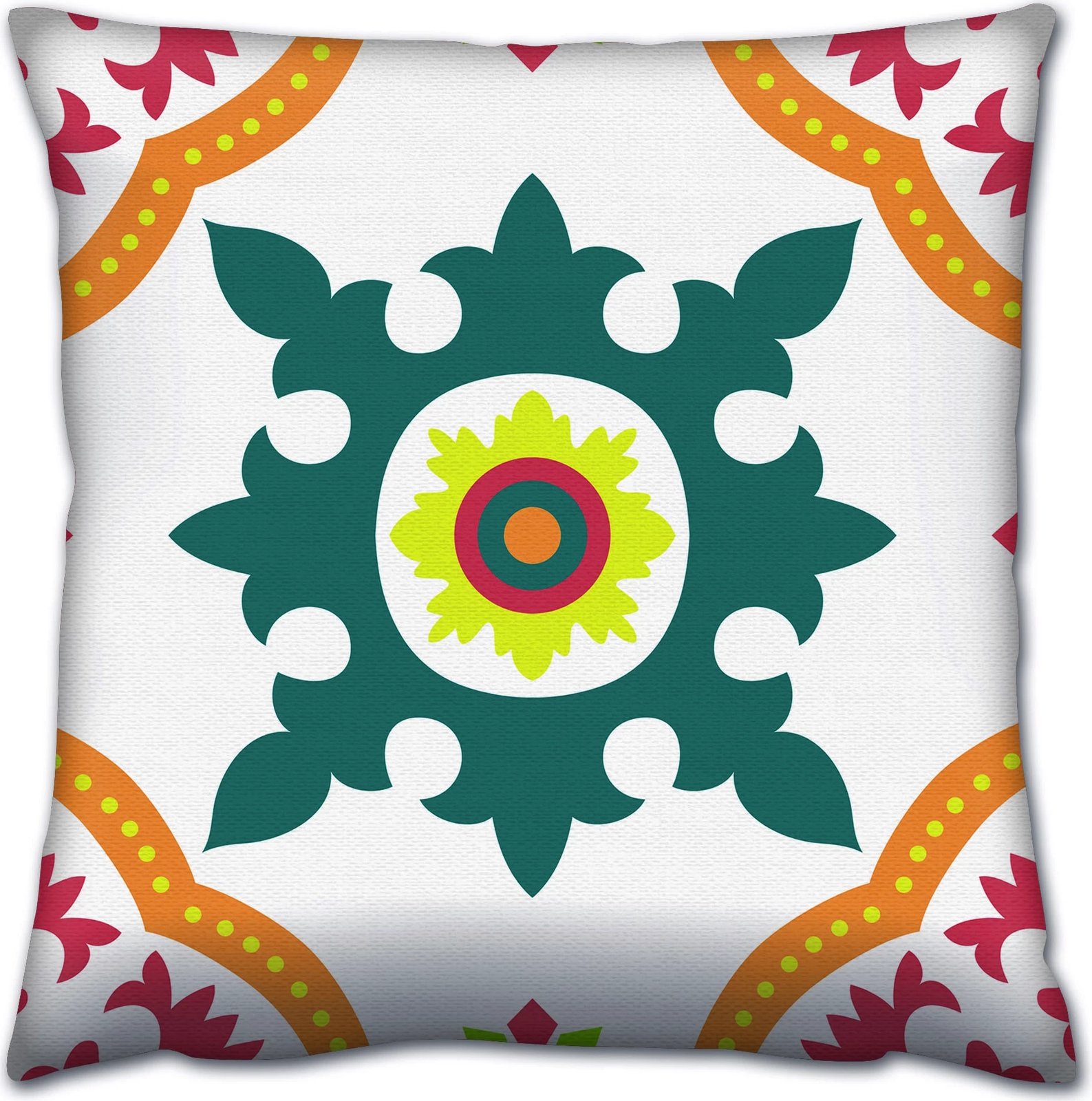 Jastëk dekorativ, shumëngjyrësh, Evila Originals, A14661, 43x43cm