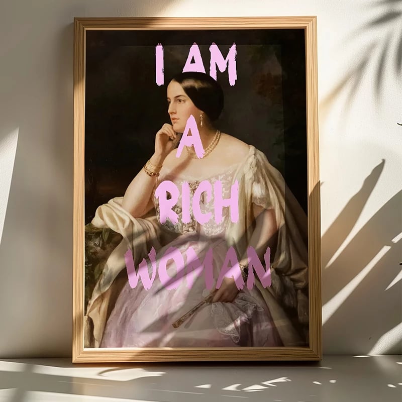 Pikturë muri Richy me kornizë, print digjital, shumëngjyrëshe, 50x2x70cm