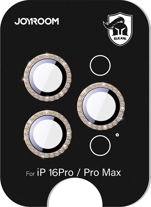 Mbrojtës xhami për lente Joyroom JR-MSJ0310, për iPhone 16 Pro/16 Pro Max, Kafe