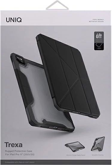 Mbështjellës UNIQ Trexa për iPad Pro 11" 2021/2020, i zi