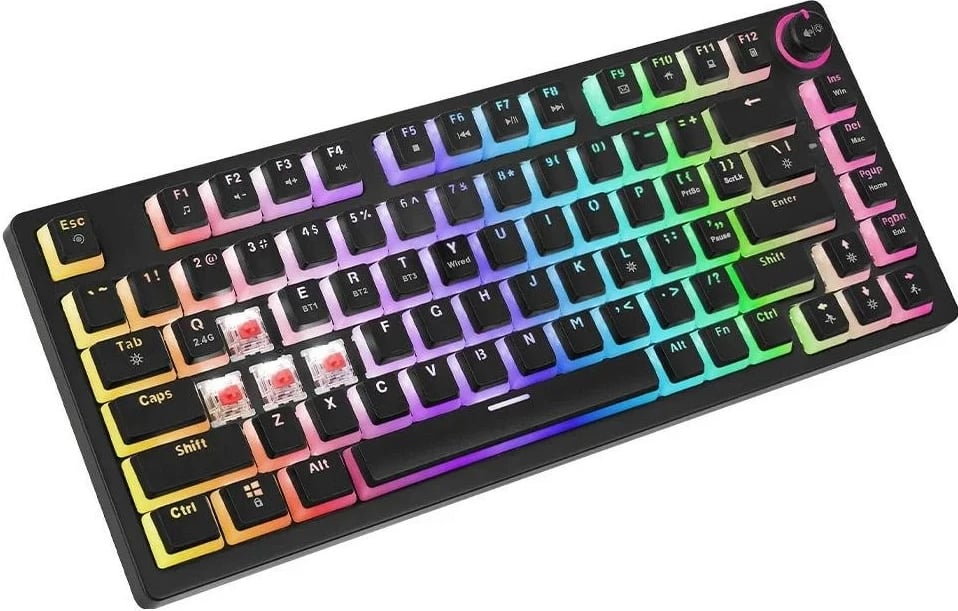 Tastierë mekanike Savio Phenix, Gateron Red Pro, Pudding